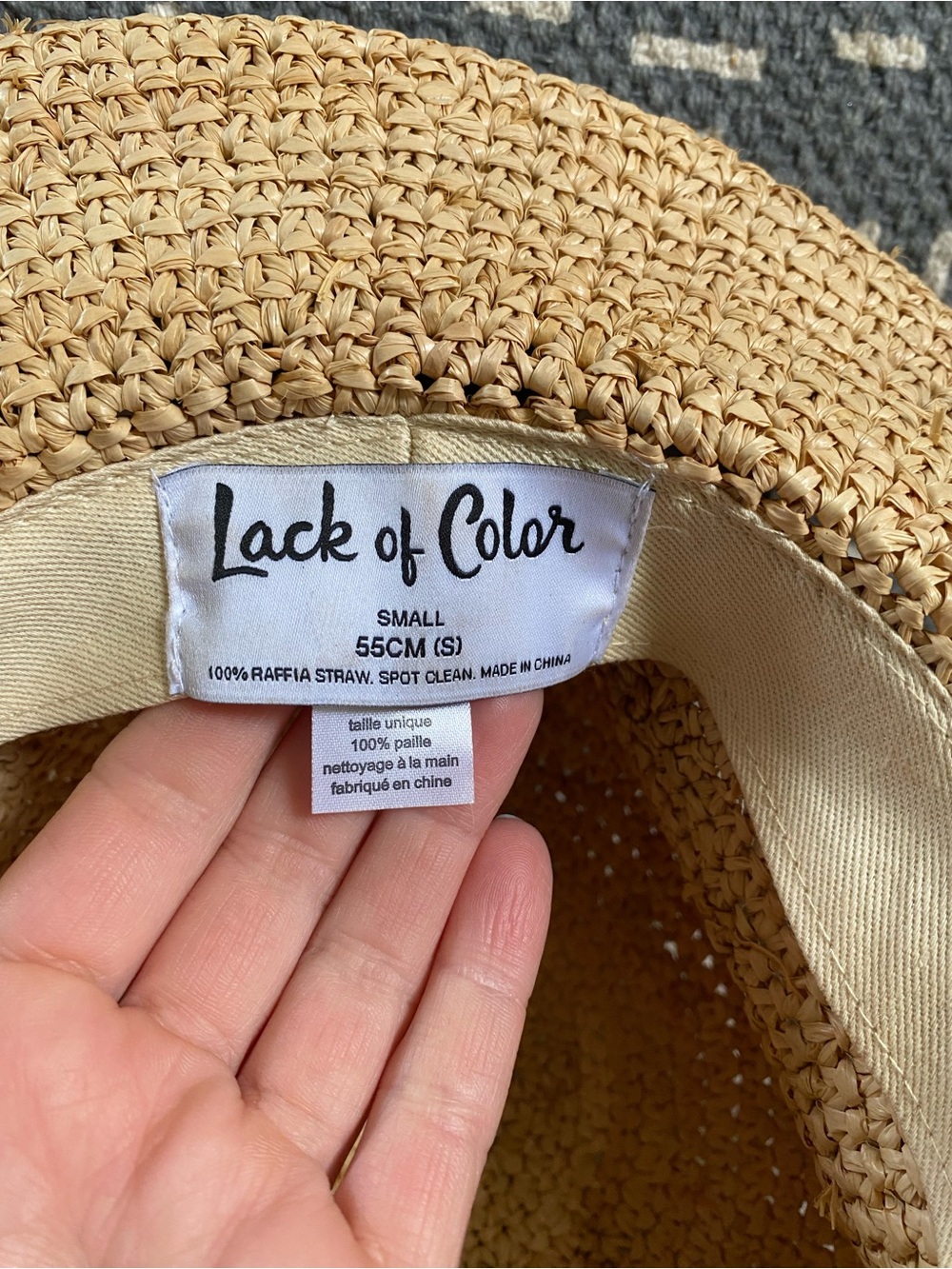 {Lack of Color} Daily Cruiser Raffia Hat - Picture 6 of 8